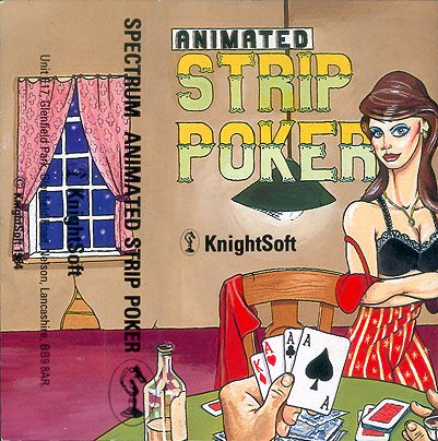 Poker box art for ZX Spectrum